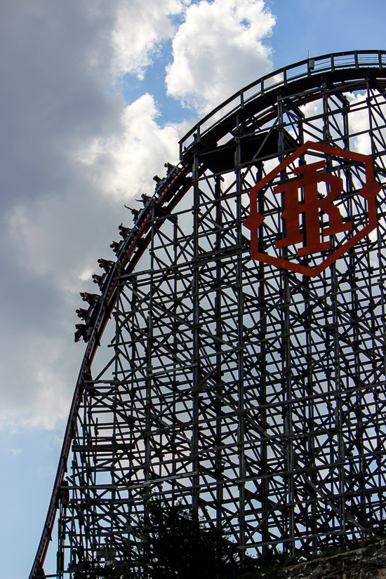 Iron Rattler Rollercoaster at Six Flags Fiesta Texas, San Antonio, Texas