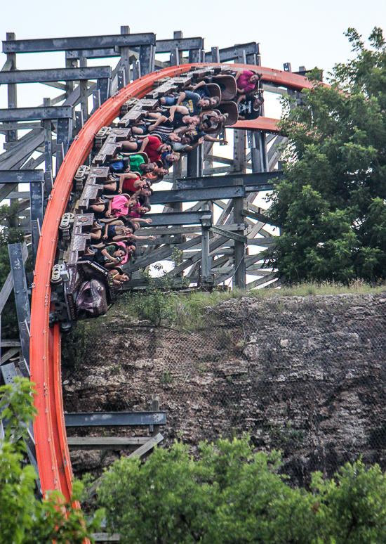 Iron Rattler Rollercoaster at Six Flags Fiesta Texas, San Antonio, Texas