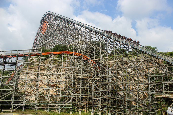 Iron Rattler Rollercoaster at Six Flags Fiesta Texas, San Antonio, Texas