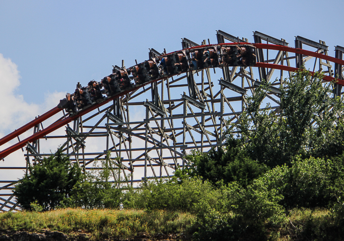 Iron Rattler Rollercoaster at Six Flags Fiesta Texas, San Antonio, Texas