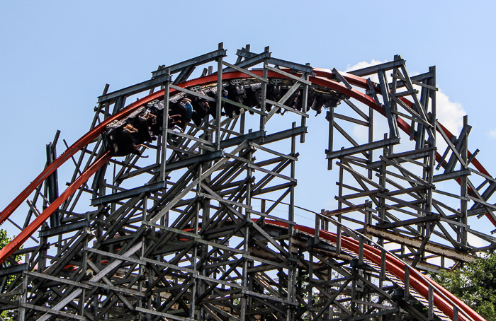 Iron Rattler Rollercoaster at Six Flags Fiesta Texas, San Antonio, Texas