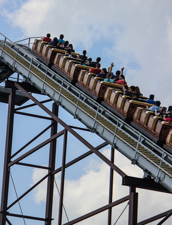 Roadrunner Express Rollercoaster at Six Flags Fiesta Texas, San Antonio, Texas