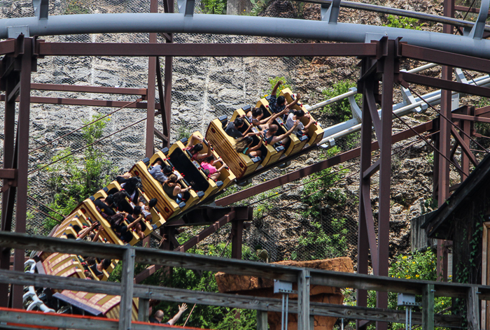 Roadrunner Express Rollercoaster at Six Flags Fiesta Texas, San Antonio, Texas
