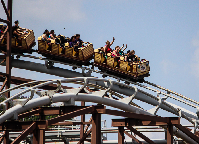 Roadrunner Express Rollercoaster at Six Flags Fiesta Texas, San Antonio, Texas