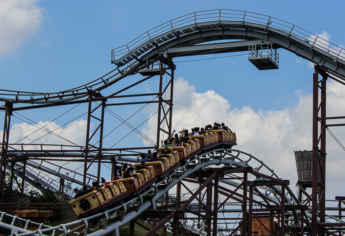Roadrunner Express Rollercoaster at Six Flags Fiesta Texas, San Antonio, Texas