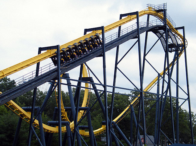 The Batman Rollercoaster at Six Flags Great Adventure, Jackson, New Jersey