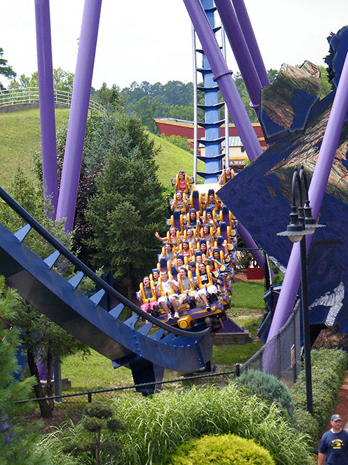 The Bizarro Rollercoaster at  Six Flags Great Adventure, Jackson, New Jersey