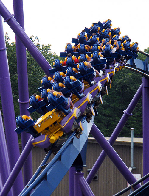 The Bizarro Rollercoaster at Six Flags Great Adventure, Jackson, New Jersey
