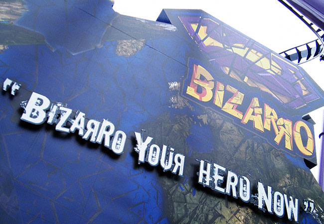 The Bizarro Rollercoaster at Six Flags Great Adventure, Jackson, New Jersey