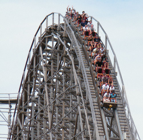 El Toro Rollercoaster at Six Flags Great Adventure, Jackson, New Jersey