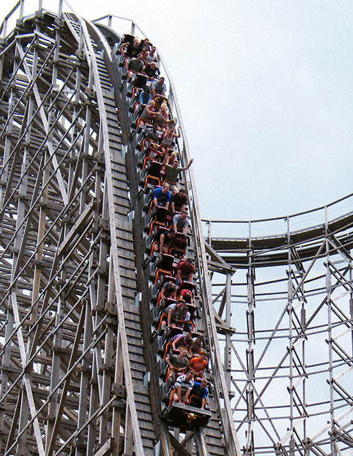 El Toro Rollercoaster at Six Flags Great Adventure, Jackson, New Jersey