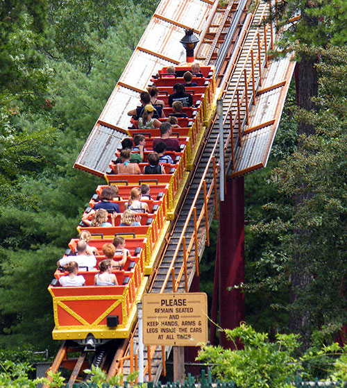 The Runaway Mine Train Rollercoaster at Six Flags Great Adventure, Jackson, New Jersey