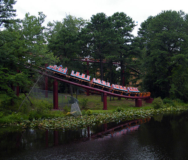 The Runaway Mine Train Rollercoaster at Six Flags Great Adventure, Jackson, New Jersey