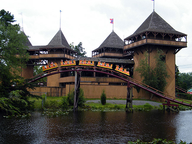 The Runaway Mine Train Rollercoaster at Six Flags Great Adventure, Jackson, New Jersey