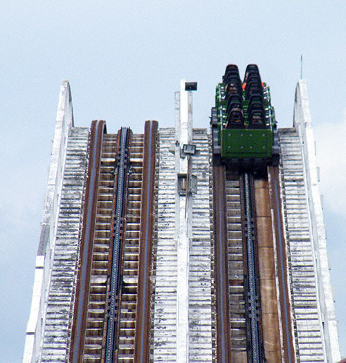 The Rolling Thunder Rollercoaster at Six Flags Great Adventure, Jackson, New Jersey