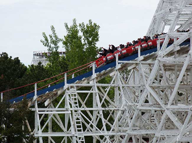 The Great American Eagle Rollercoaster at Six Flags Great America, Gurnee, Illinois