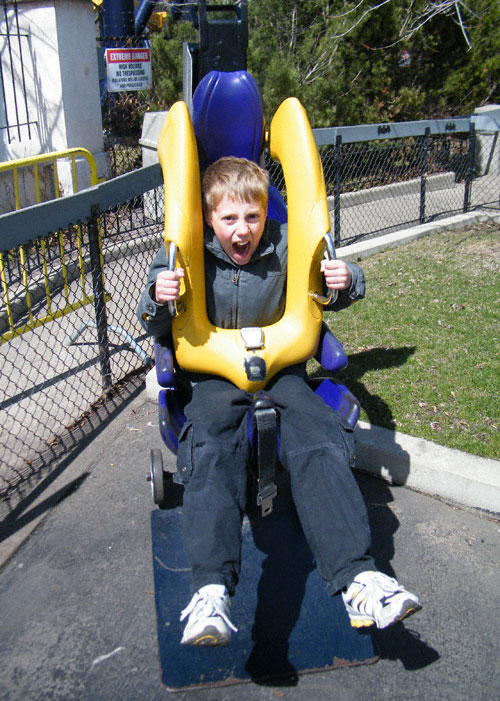 The Batman Roller Coaste at Six Flags Great America, Gurnee, Illinois
