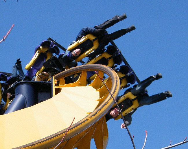 The Batman Roller Coaster at Six Flags Great America, Gurnee, Illinois