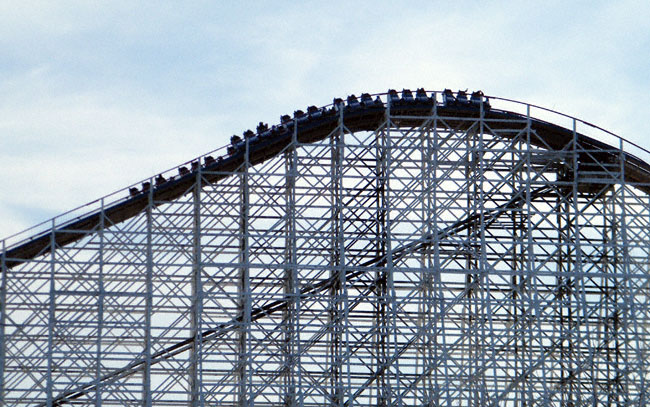 The Great American Eagle Roller Coaster at Six Flags Great America, Gurnee, Illinois