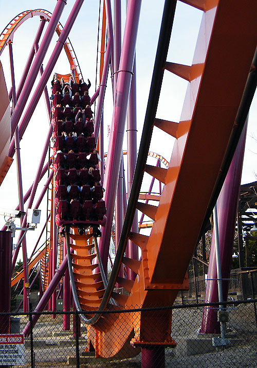The Raging Bull Roller Coaster at Six Flags Great America, Gurnee, Illinois