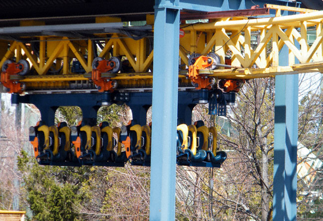 The Vertical Velocity Roller Coaster at Six Flags Great America, Gurnee, Illinois