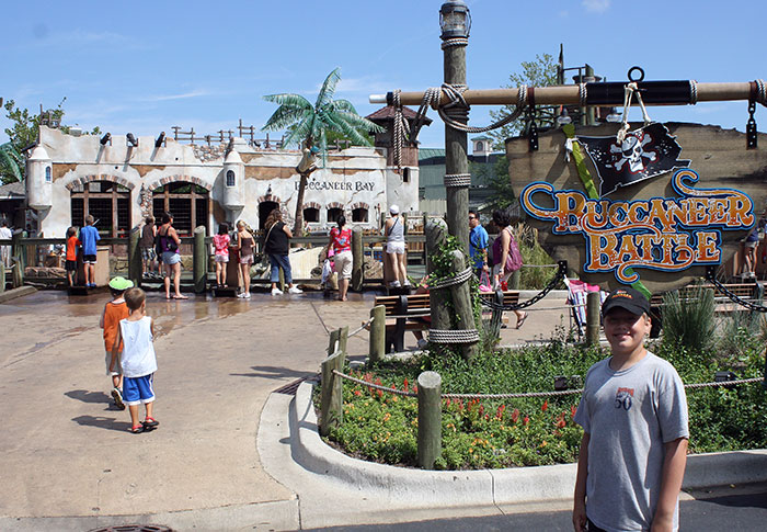 The Buccaneer Battle at Six Flags Great America, Gurnee, Illinois