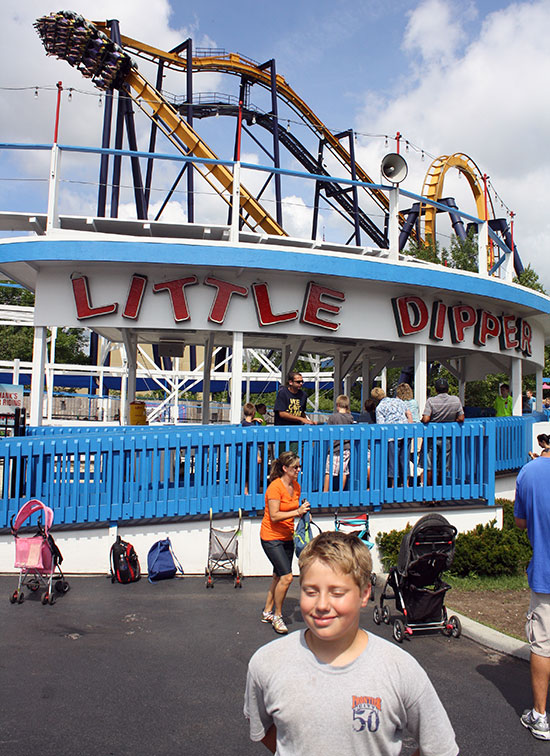 The Little Dipper Rollercoaster at Six Flags Great America, Gurnee, Illinois