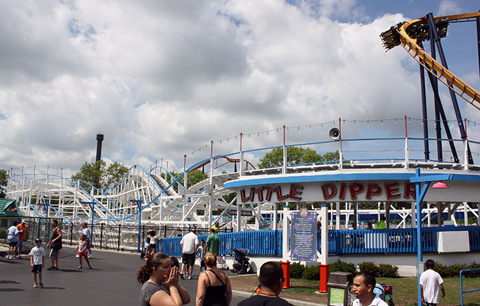The Little Dipper Rollercoaster at Six Flags Great America, Gurnee, Illinois