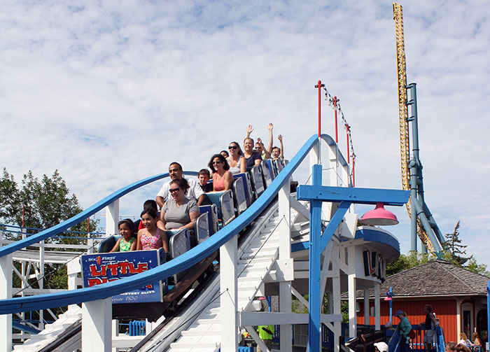 The Little Dipper Rollercoaster at Six Flags Great America, Gurnee, Illinois