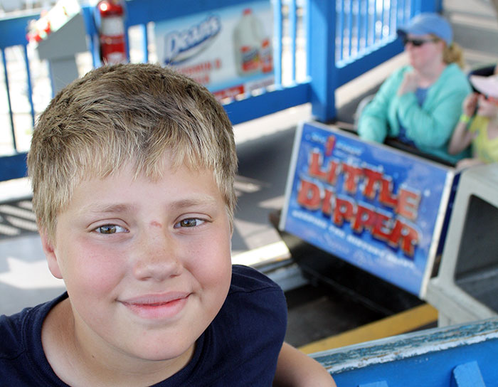 The Little Dipper Rollercoaster at Six Flags Great America, Gurnee, Illinois