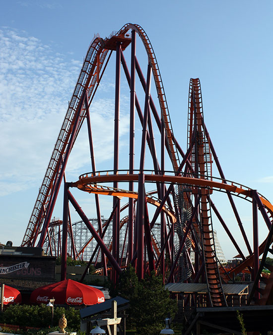 The Raging Bull Roller Coaster at Six Flags Great America, Gurnee, Illinois