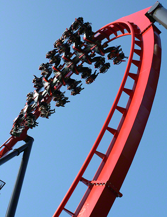 Media Day For The New For 2012 X-Flight Rollercoaster at Six Flags Great America in Gurnee, Illinois