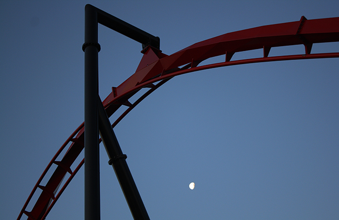 Media Day For The New For 2012 X-Flight Rollercoaster at Six Flags Great America in Gurnee, Illinois