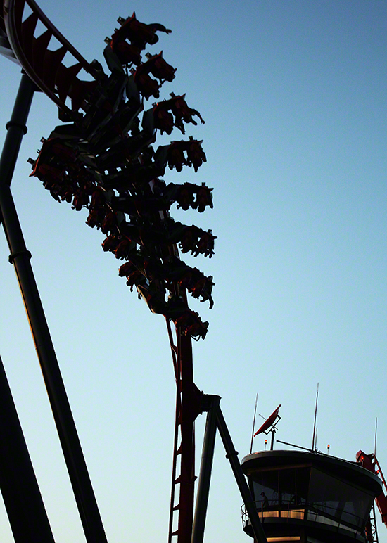 Media Day For The New For 2012 X-Flight Rollercoaster at Six Flags Great America in Gurnee, Illinois
