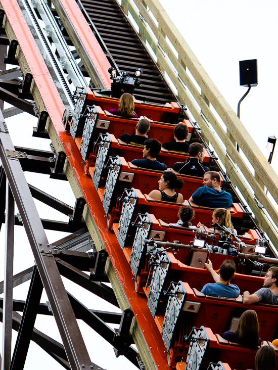 Goliath Media Day at Six Flags Great America, Gurnee, Illinois