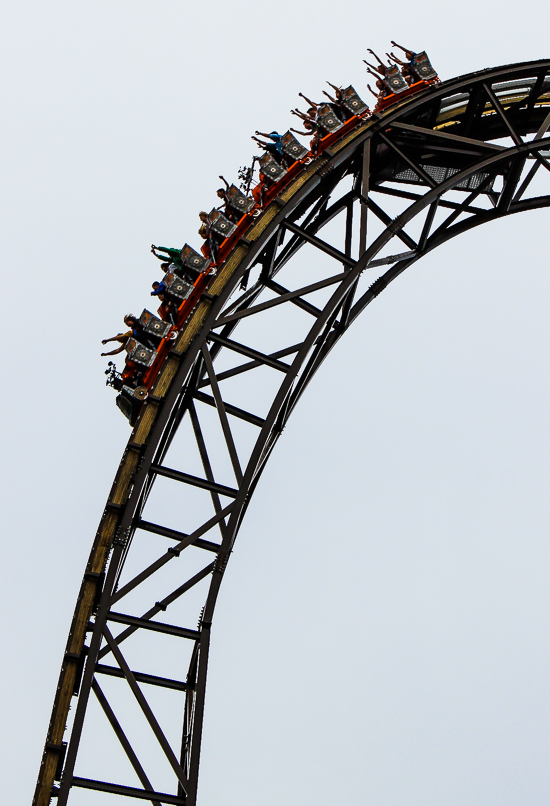 The New for 2014 Goliath Rollerciaster - Goliath Media Day at Six Flags Great America, Gurnee, Illinois
