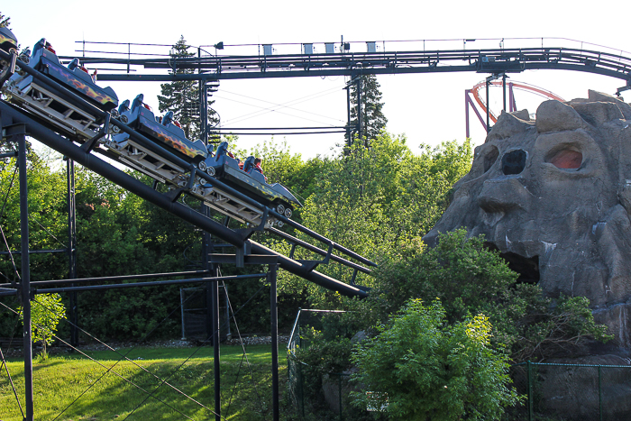 The Demon Roller Coaster at Six Flags Great America, Gurnee, Illinois