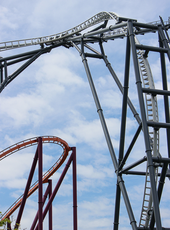 The Maxx Force Roller Coaster at Six Flags Great America, Gurnee, Illinois