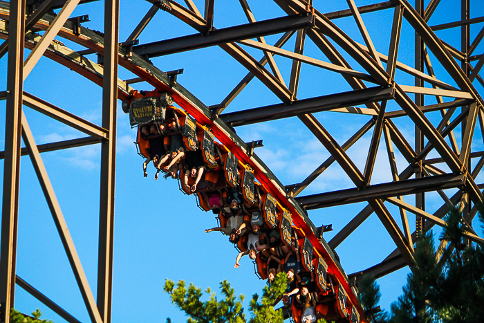 The Goliath roller coaster at Six Flags Great America, Gurnee, Illinois