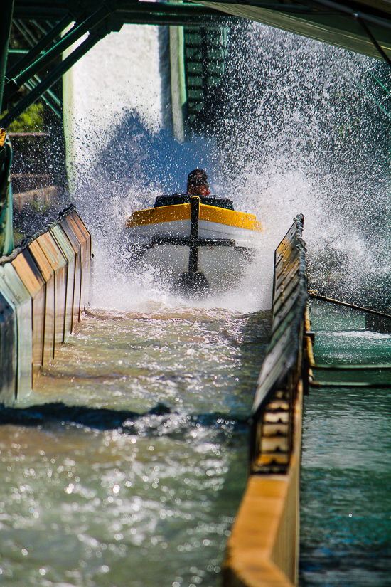 The Goliath roller coaster at Six Flags Great America, Gurnee, Illinois