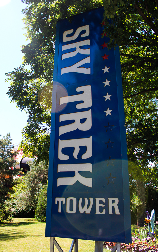 The Sky Trek Tower at Six Flags Great America, Gurnee, Illinois