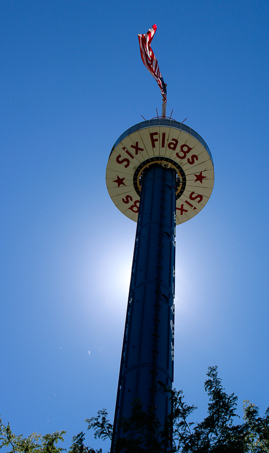 The Sky Trek Tower at Six Flags Great America, Gurnee, Illinois