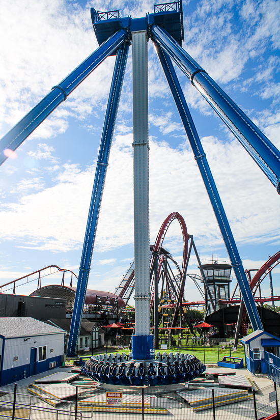The new for 2024 Sky Striker at Six Flags Great America, Gurnee, Illinois