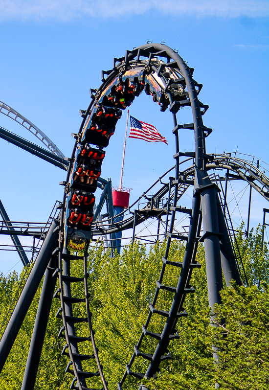 The Demon Roller Coaster at Six Flags Great America, Gurnee, Illinois