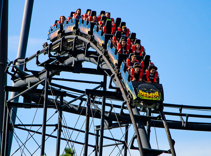 The Whizzer Rollercoaster at Six Flags Great America, Gurnee, Illinois