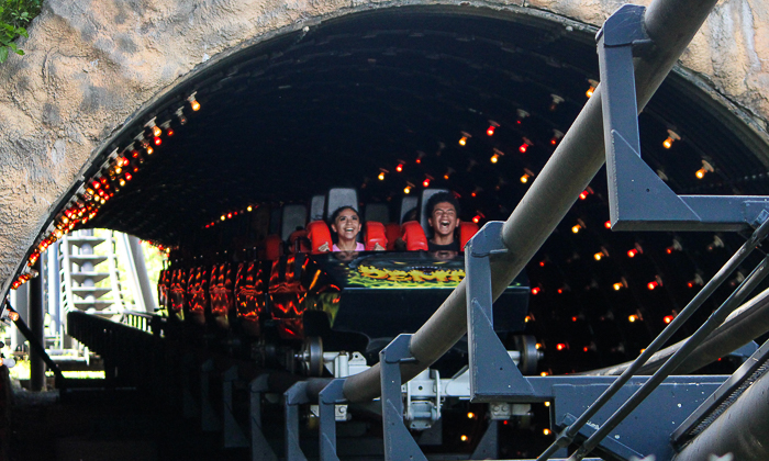 The Demon Roller Coaster at Six Flags Great America, Gurnee, Illinois