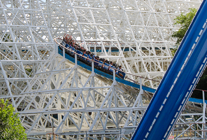 The American Eagle roller coaster at Six Flags Great America, Gurnee, Illinois