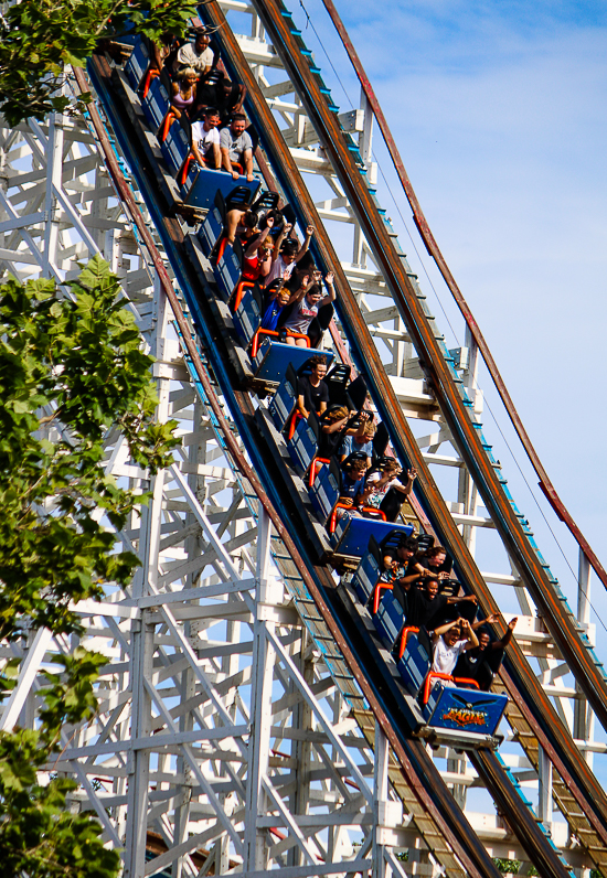The American Eagle at Six Flags Great America, Gurnee, Illinois