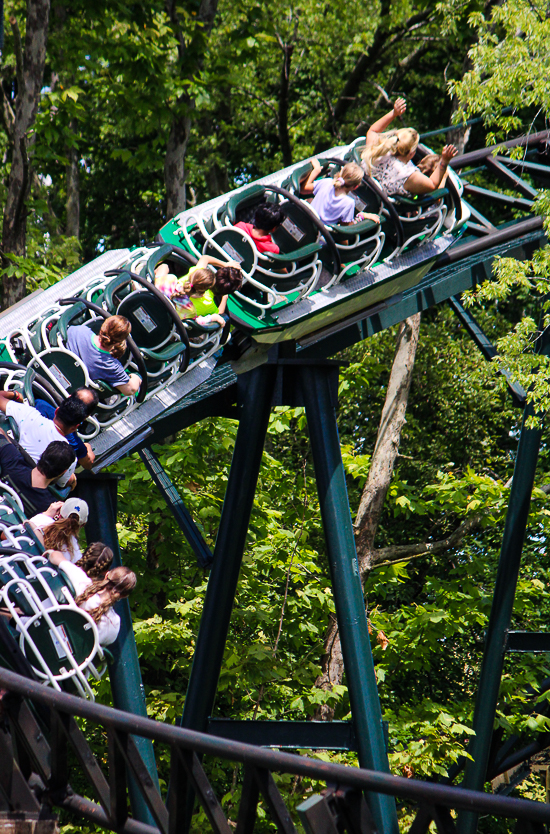 The Whizzer Roller Coaster at Six Flags Great America, Gurnee, Illinois