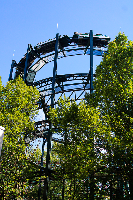 The Whizzer roller coaster at Six Flags Great America, Gurnee, Illinois